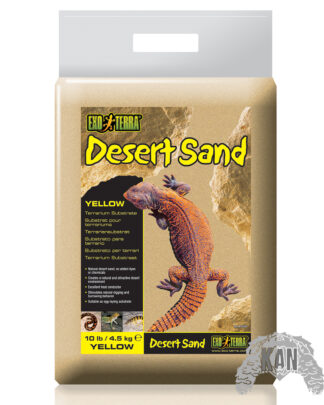 Exo terra - Yellow desert sand 10 lb - arena amarilla de desierto